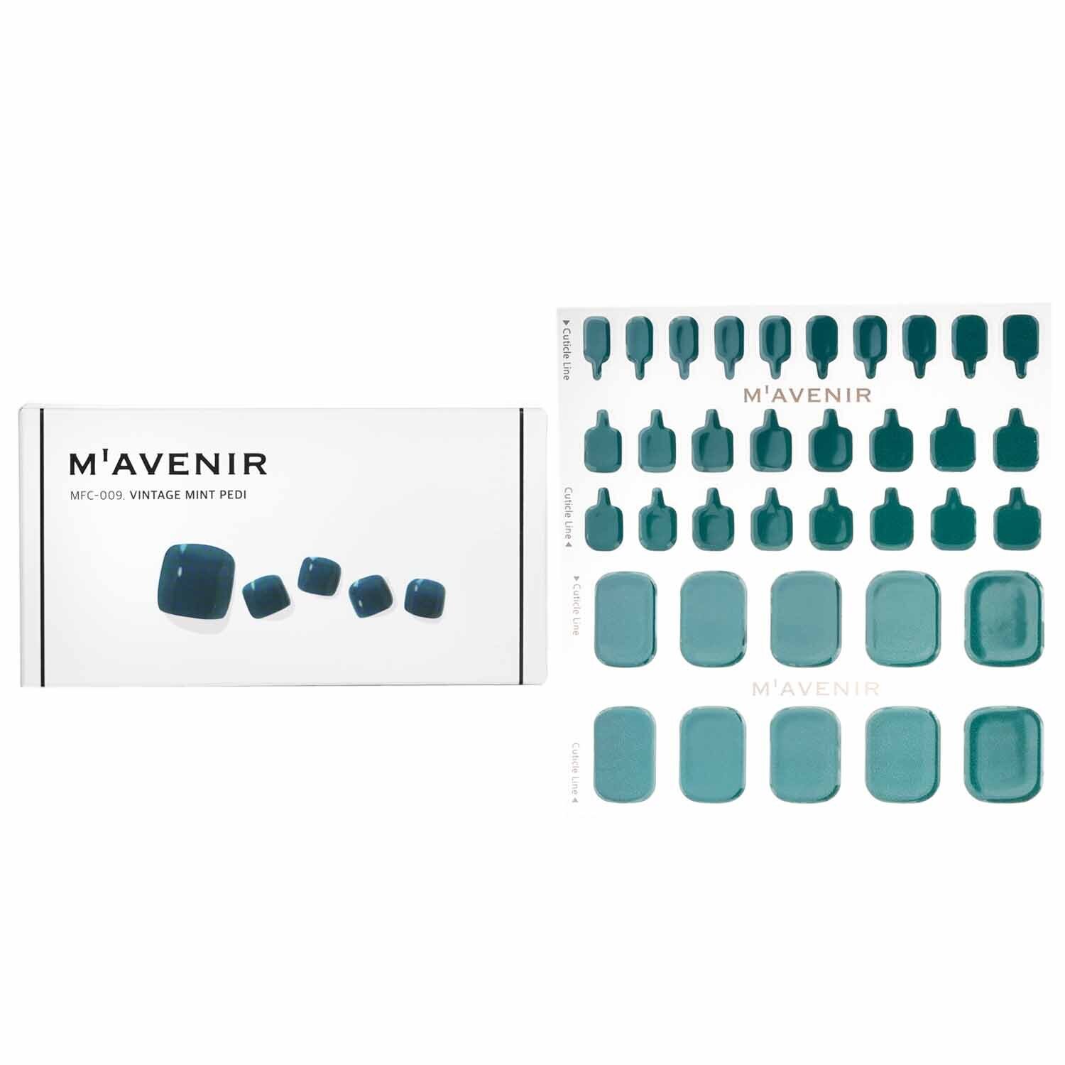 Mavenir Nail Sticker (Green) 36pcs