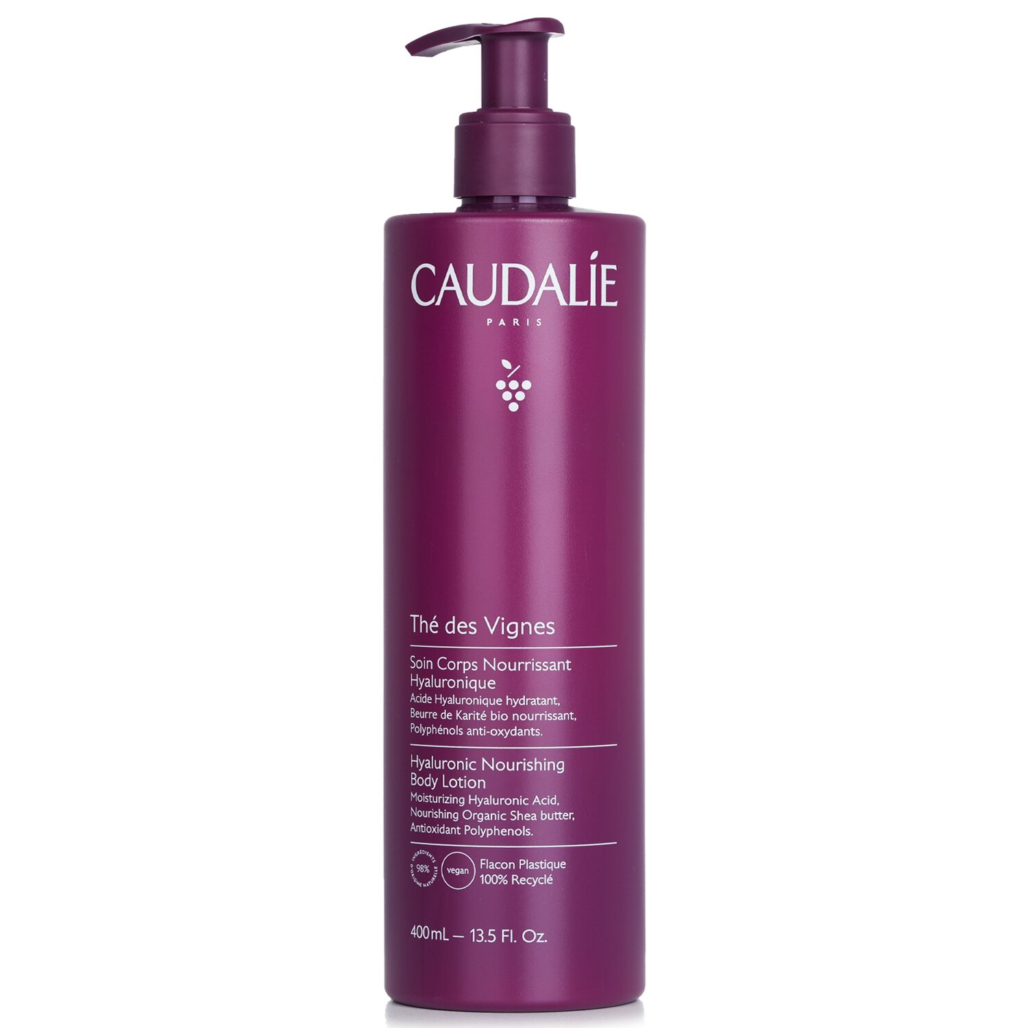 欧缇丽 Caudalie  The Des Vignes 透明质酸滋养身体乳 003700 400ml/13.5oz