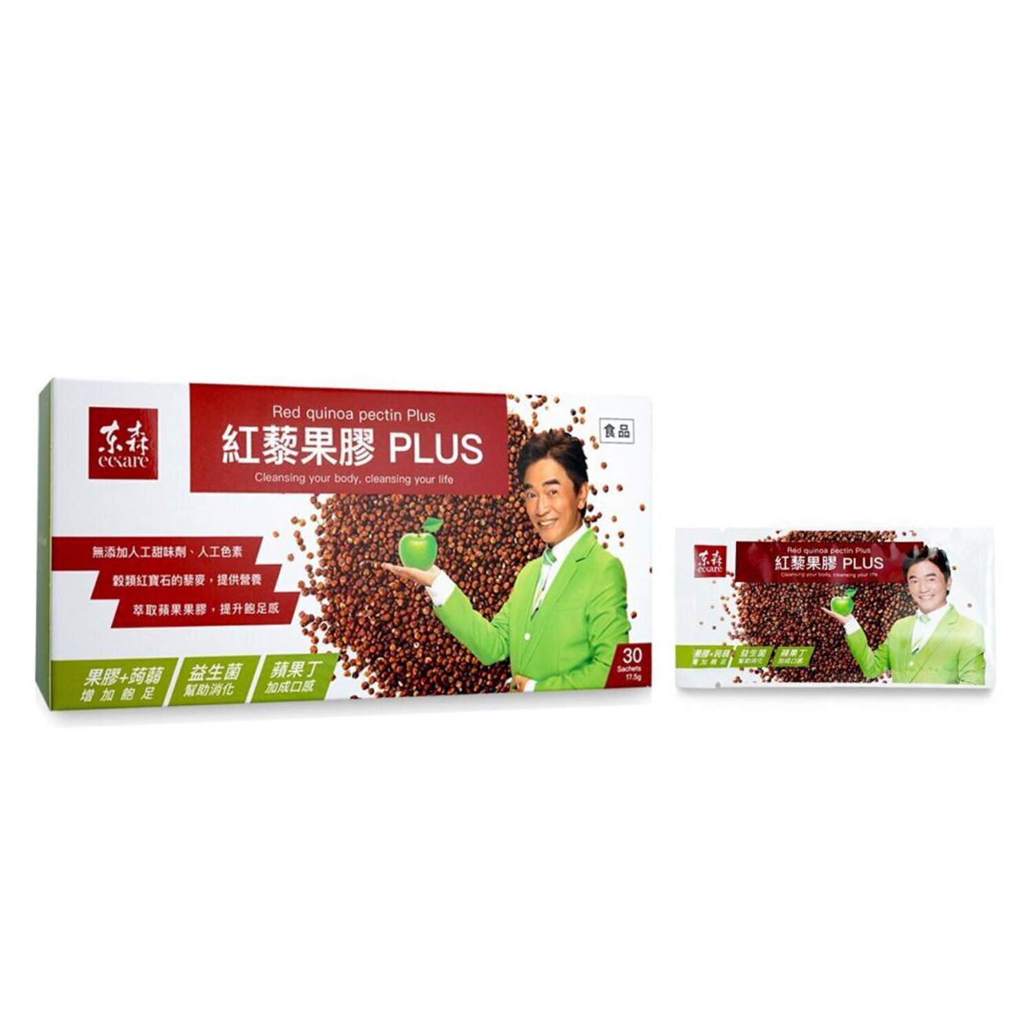 EcKare Red Quinoa Pectin Plus 30x17.5g
