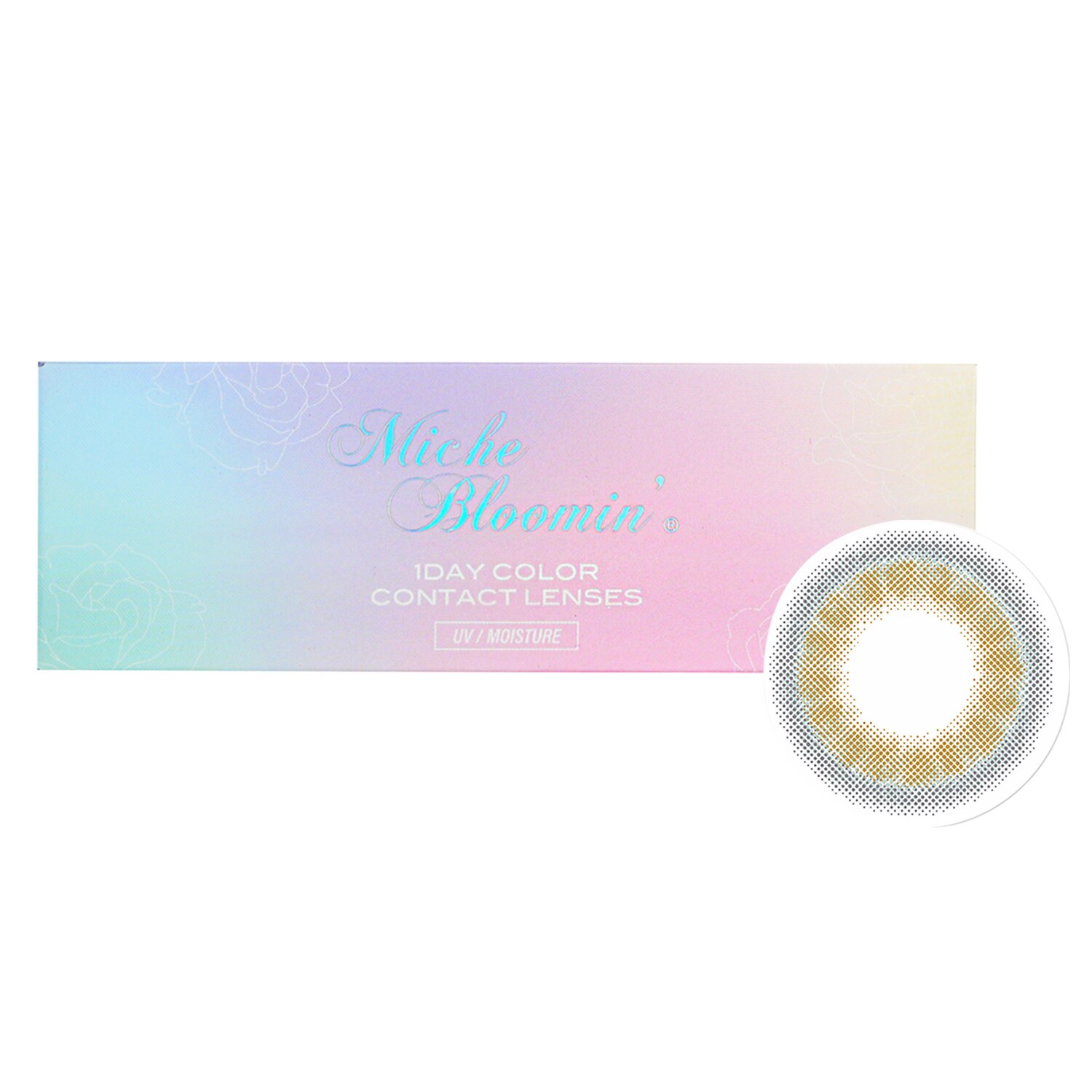 Miche Bloomin' Iris Glow 1 Day Color Contact Lenses (502 Cosmic Latte) 10pcs