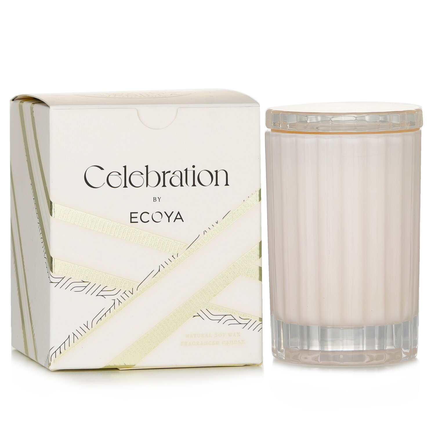 Ecoya Mini Celebration Candle White Musk & Warm Vanilla 80g/2.8oz
