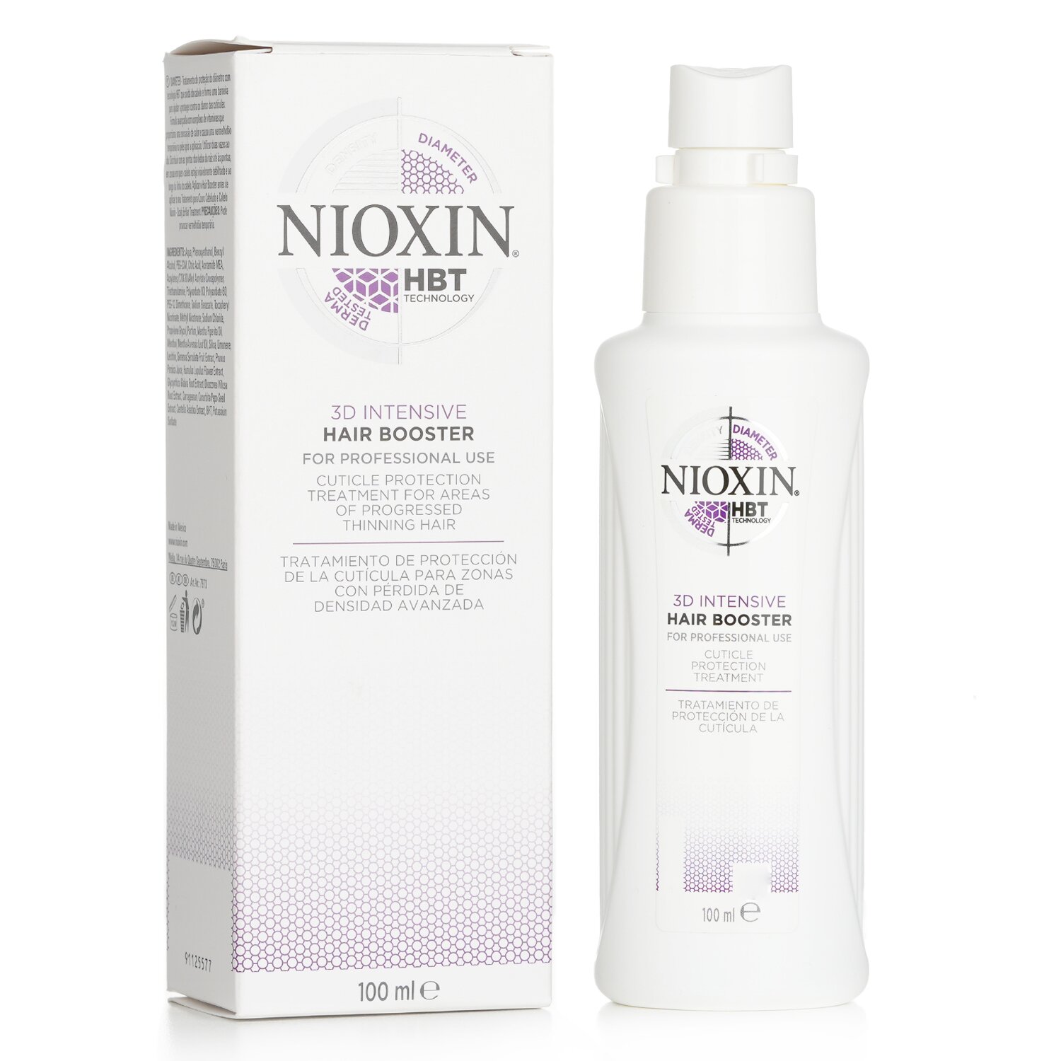 Nioxin 3D Intensive Hair Booster (Cuticle Protection Treatment For Areas Of Progressed Thinning Hair) 100ml