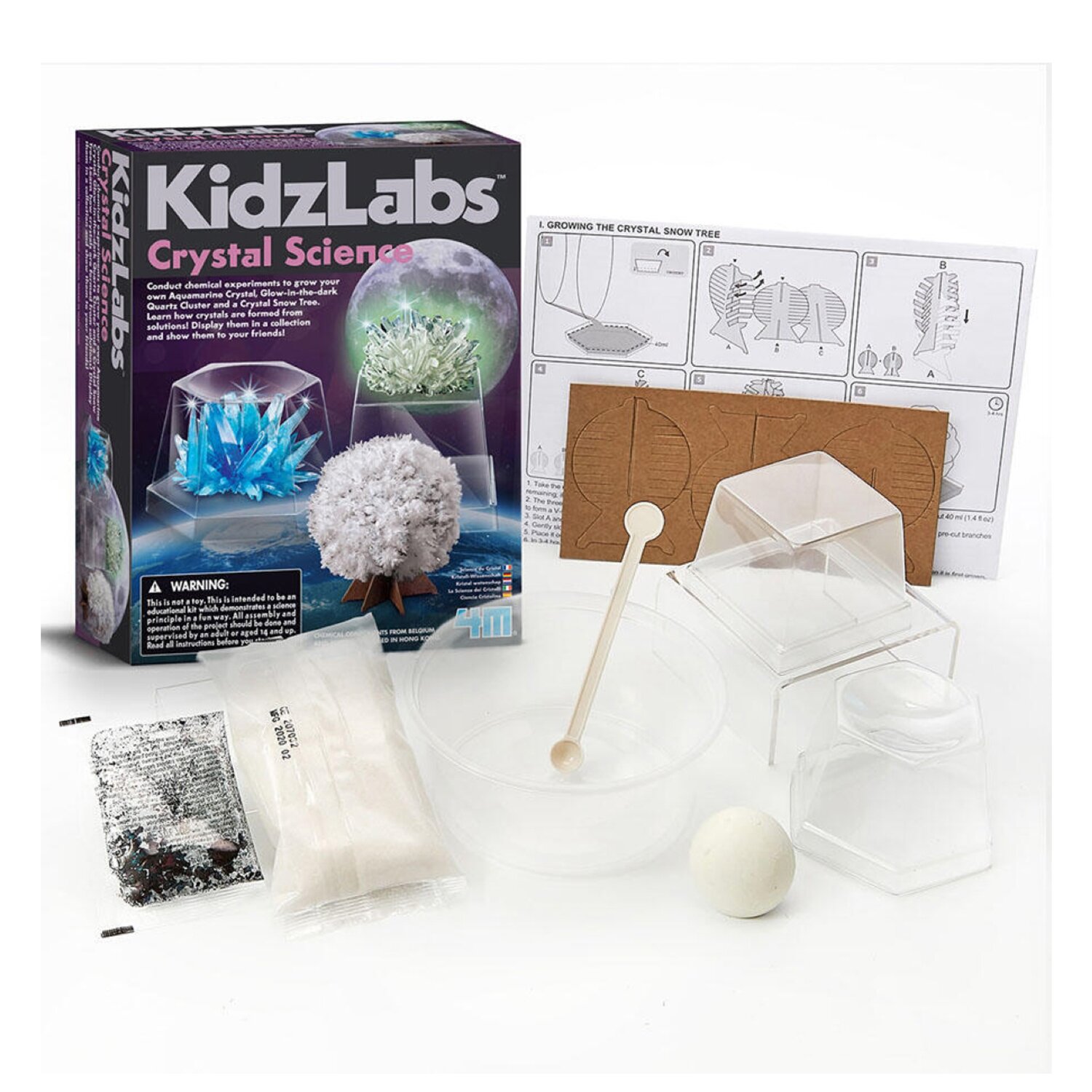 4M KidzLabs/Crystal Science/US 17x22x6cm