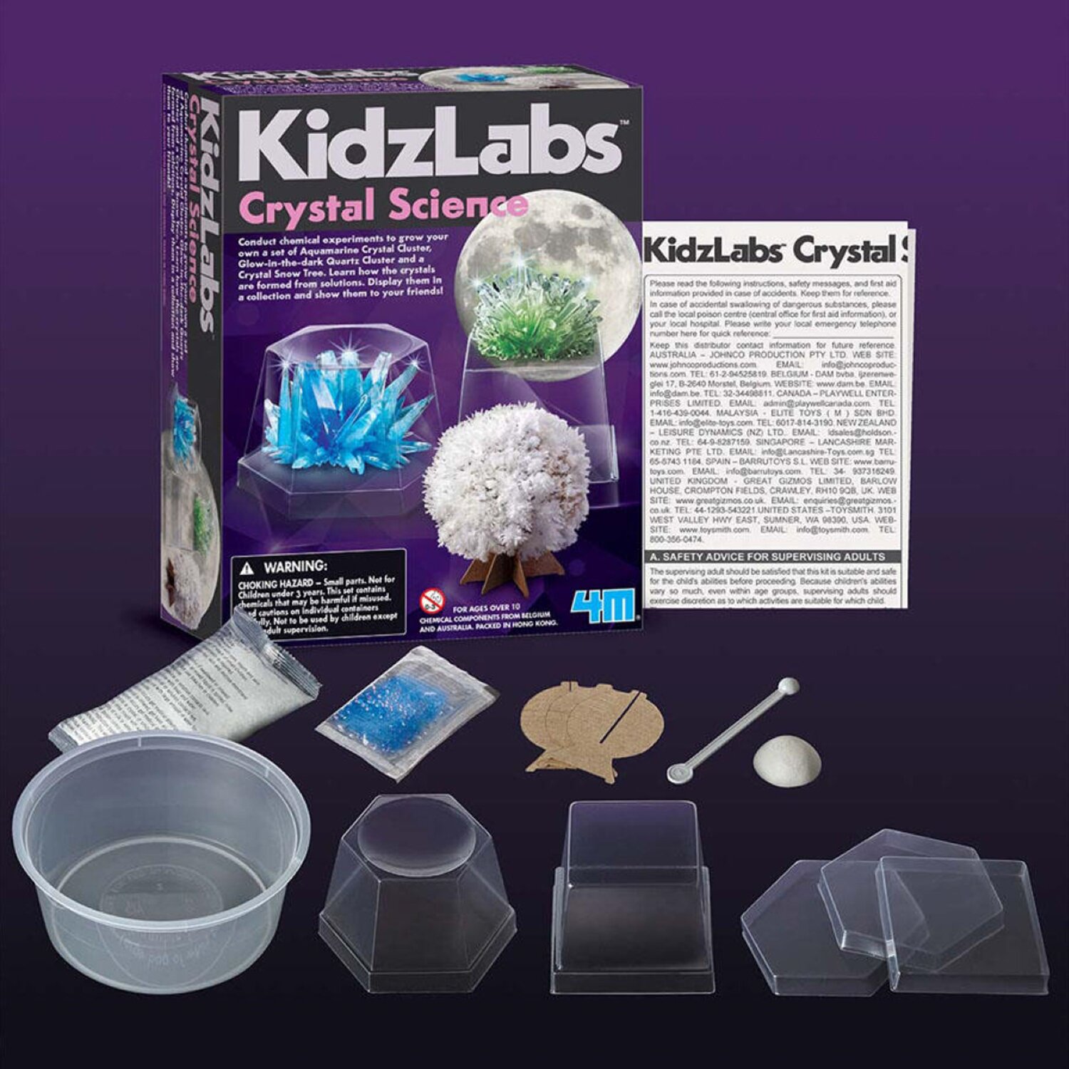 4M KidzLabs/Crystal Science/US 17x22x6cm