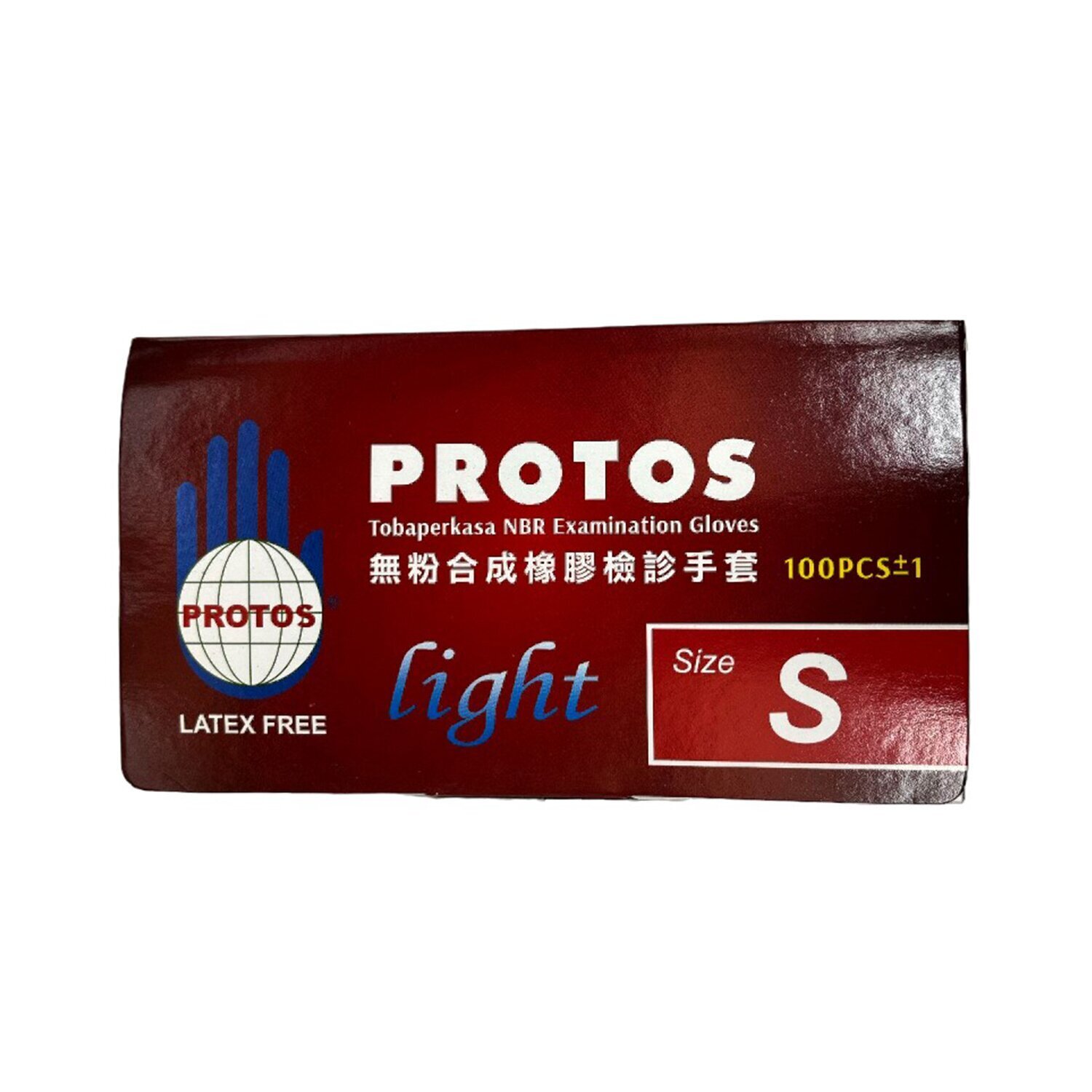 KQ Protos -Disposable Nitrile Examination Gloves -blue (S) S