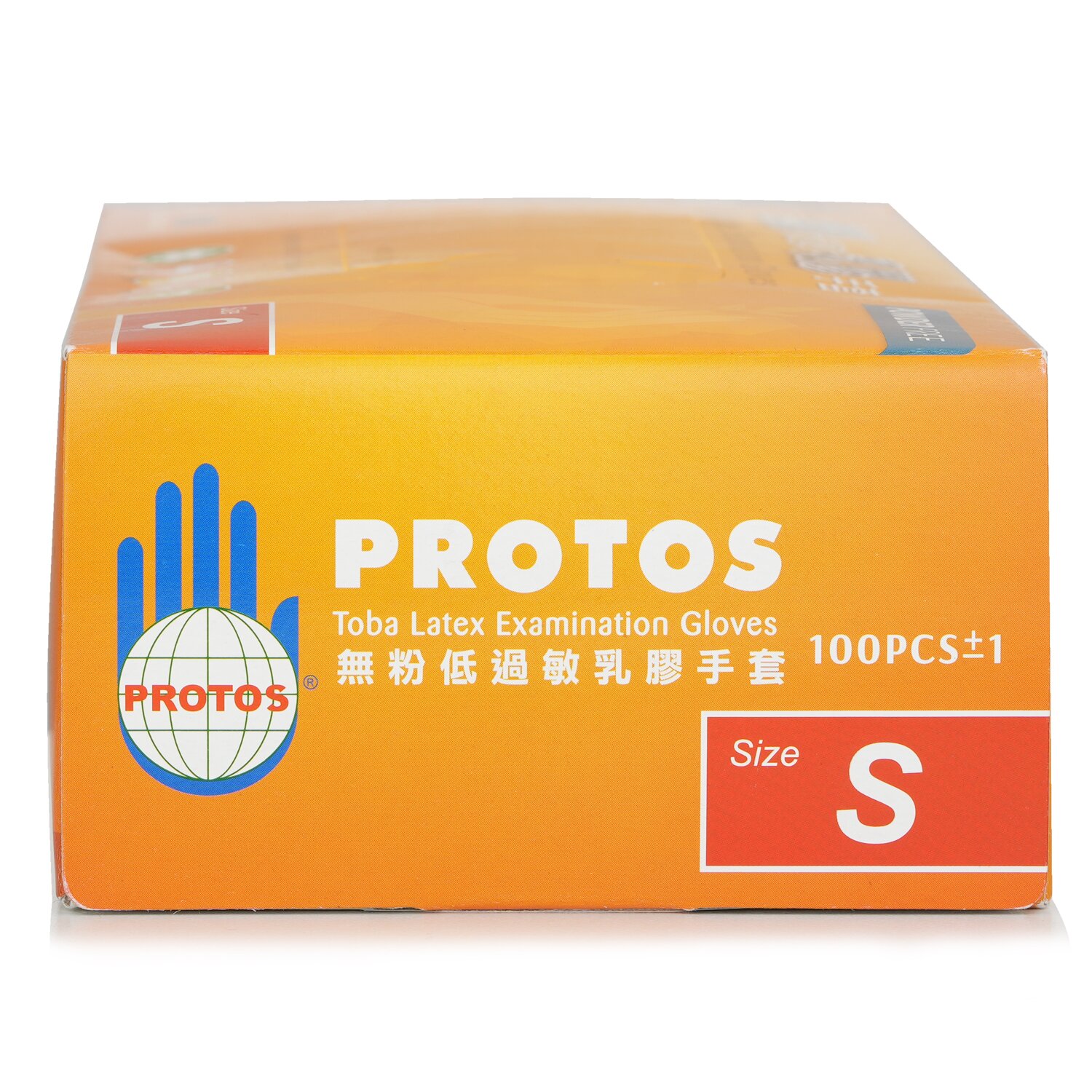 KQ Protos - Latex Examination Gloves -white (S) S