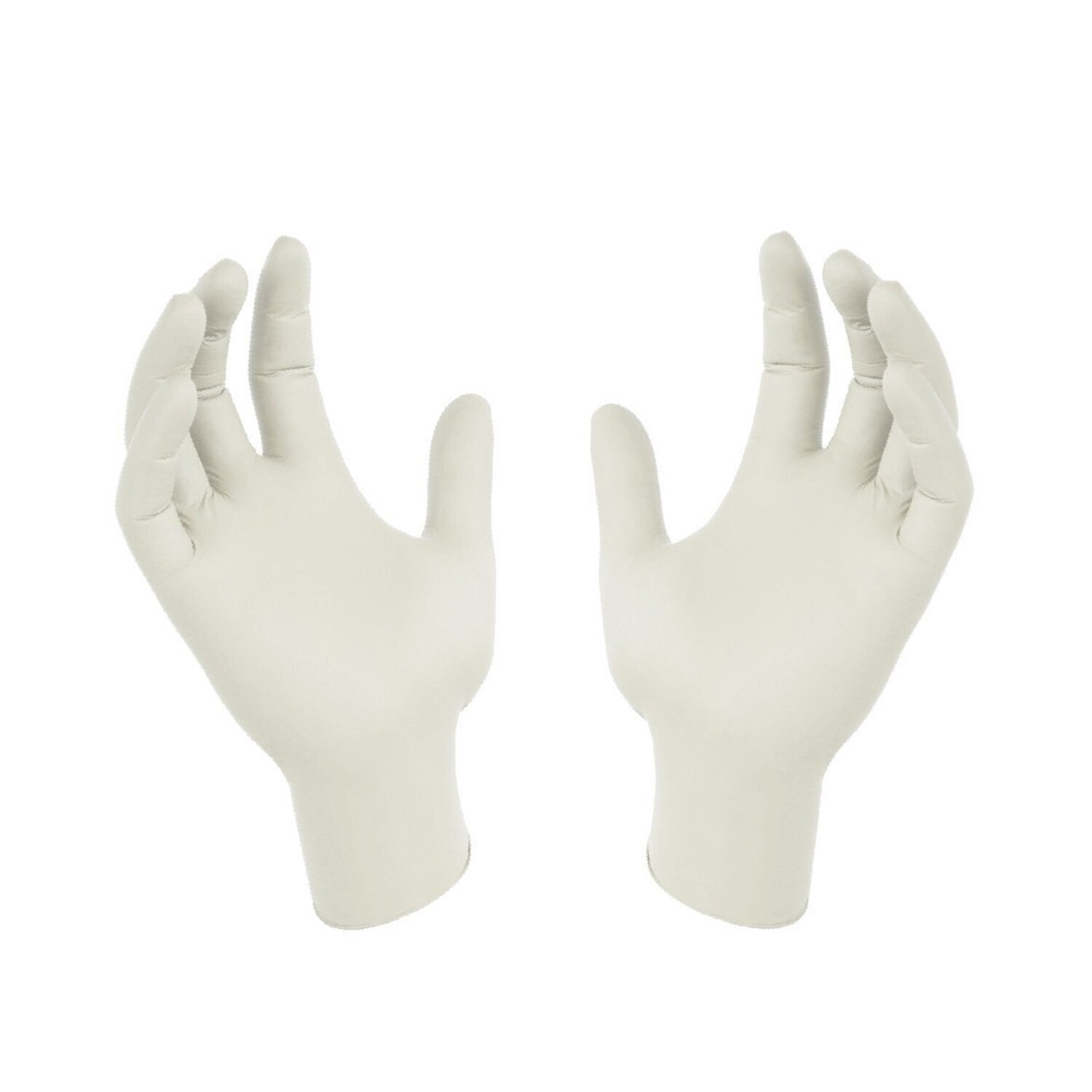 KQ Protos - Latex Examination Gloves -white (M) M