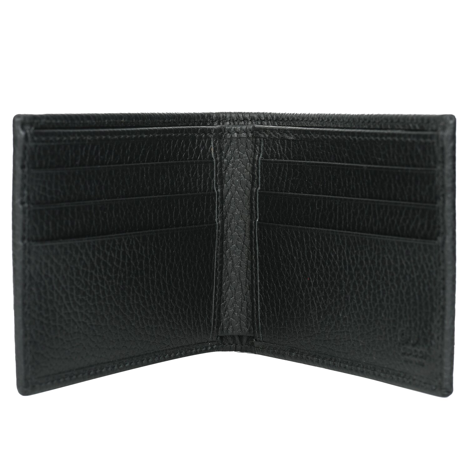 Gucci Signature Bifold Wallet 260987 Black Black