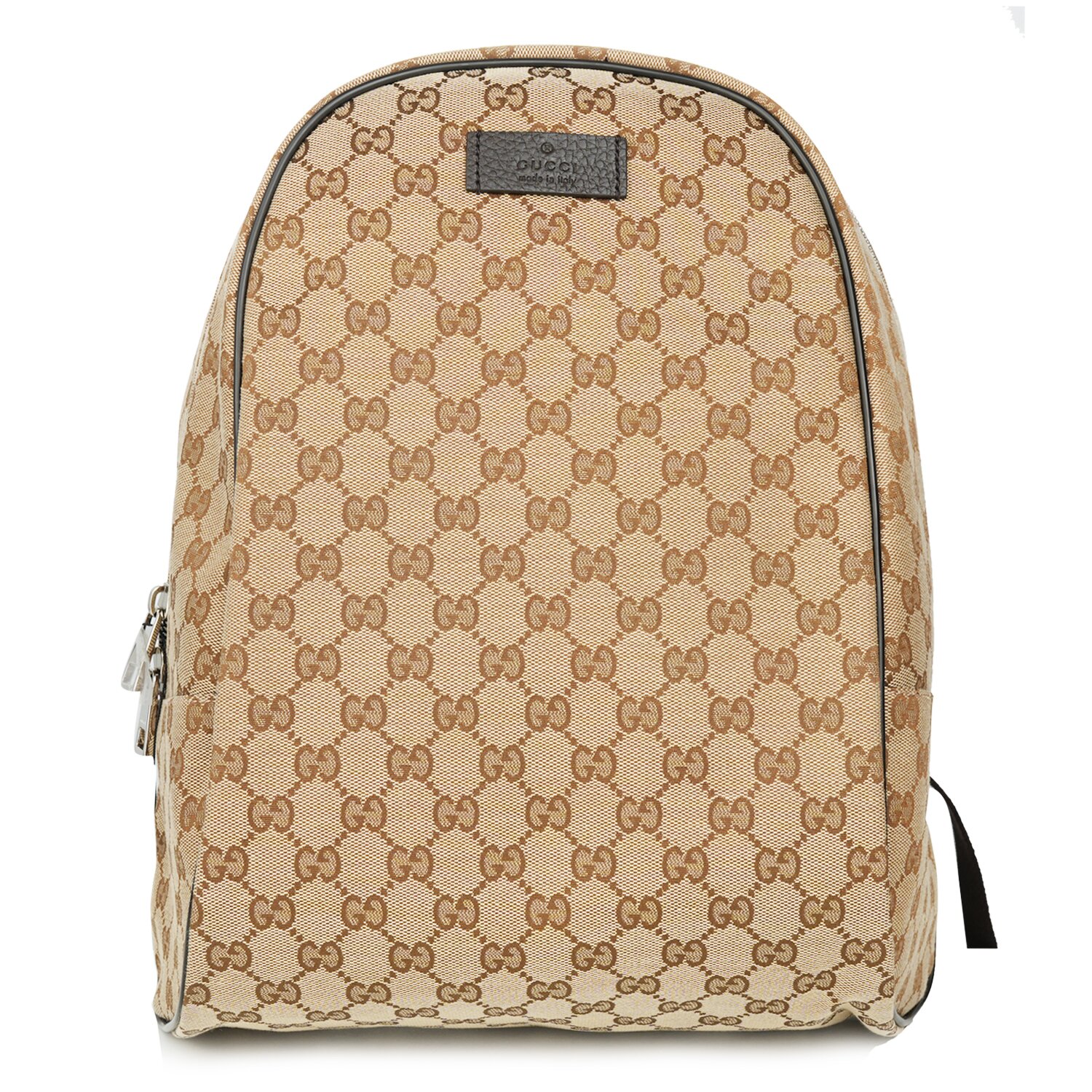 Gucci TOP ZIP BACKPACK MONOGRAM 449906 Camel