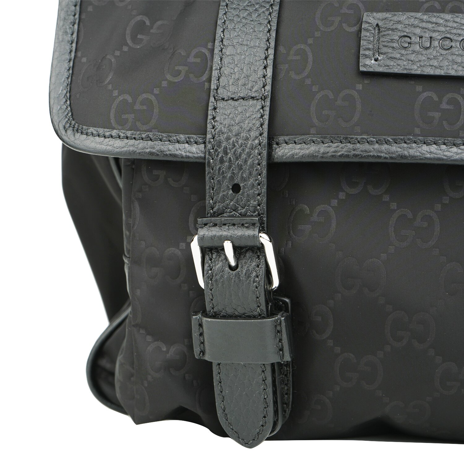 Gucci Guccissima Logo K28AN 1000 Messenger 510335 Black