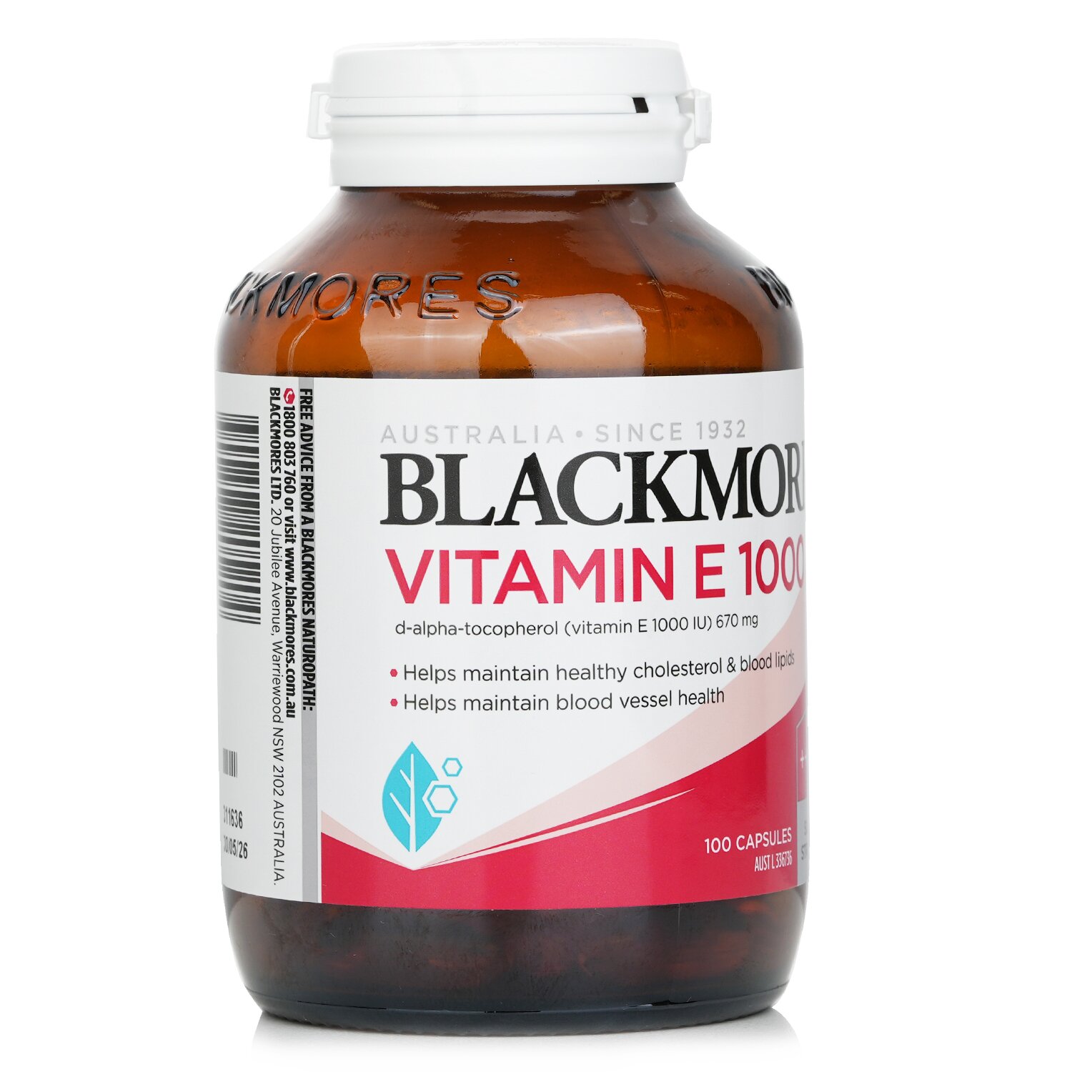 Blackmores Blackmores - Vitamin E 1000IU 100 Capsules (Parallel Import) 100 Capsules