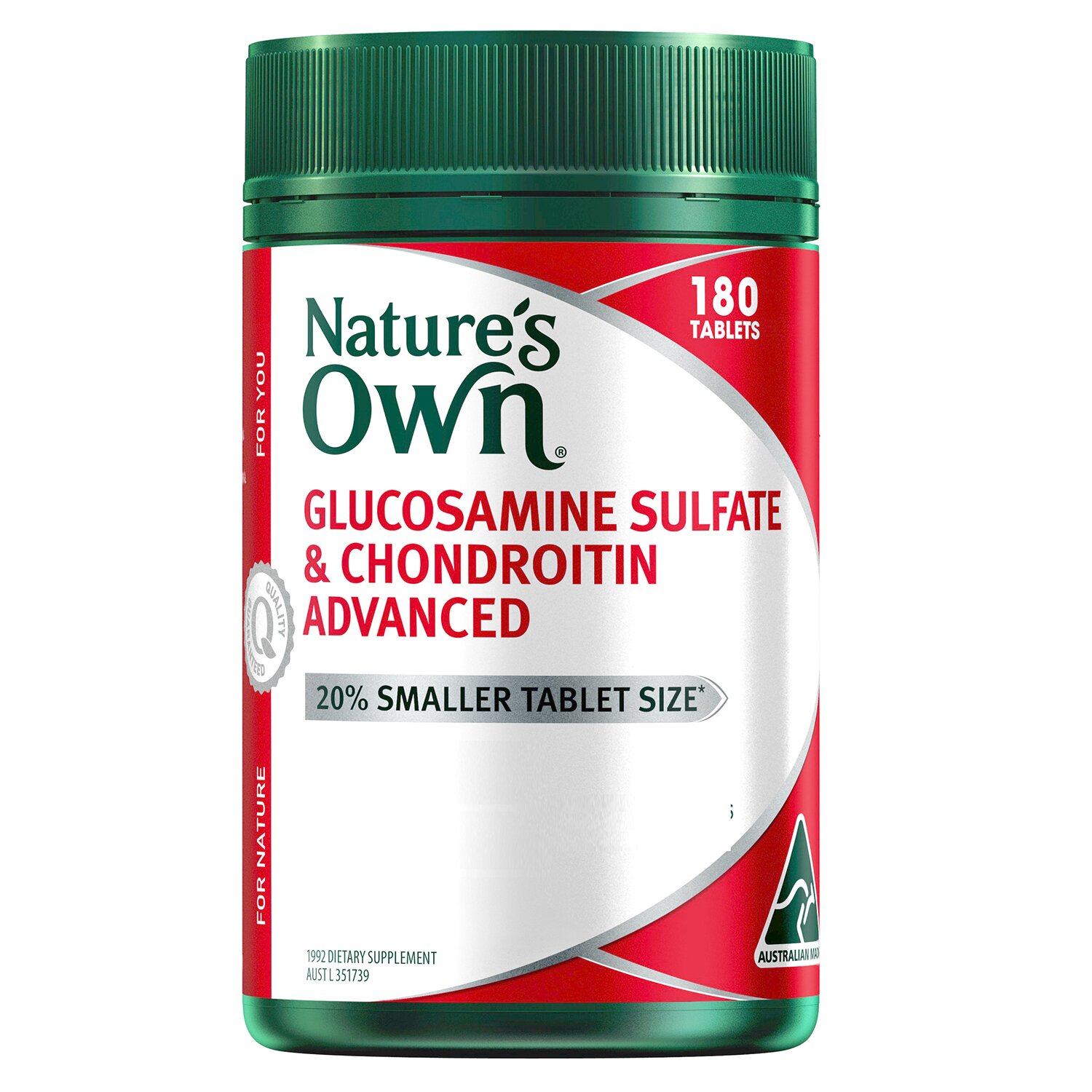 네이쳐스온 Nature's Own [Authorized Sales Agent] Nature's Own Glucosamine & Chond ADV - 180 tablets 180pcs/box