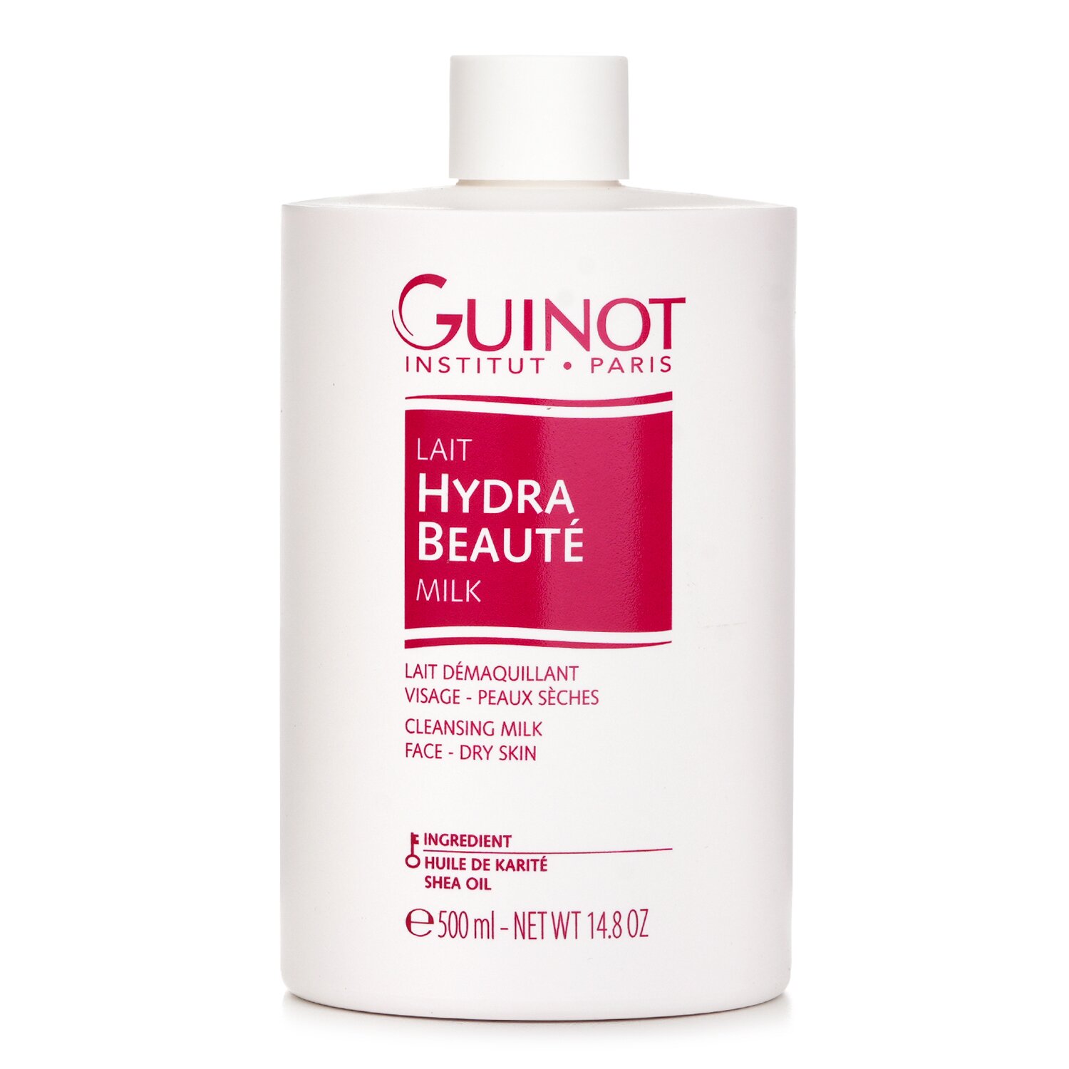 ギノー Guinot Hydra Beaute Cleansing Milk (For Dry Skin) 500ml/14.8oz ストロベリーネット