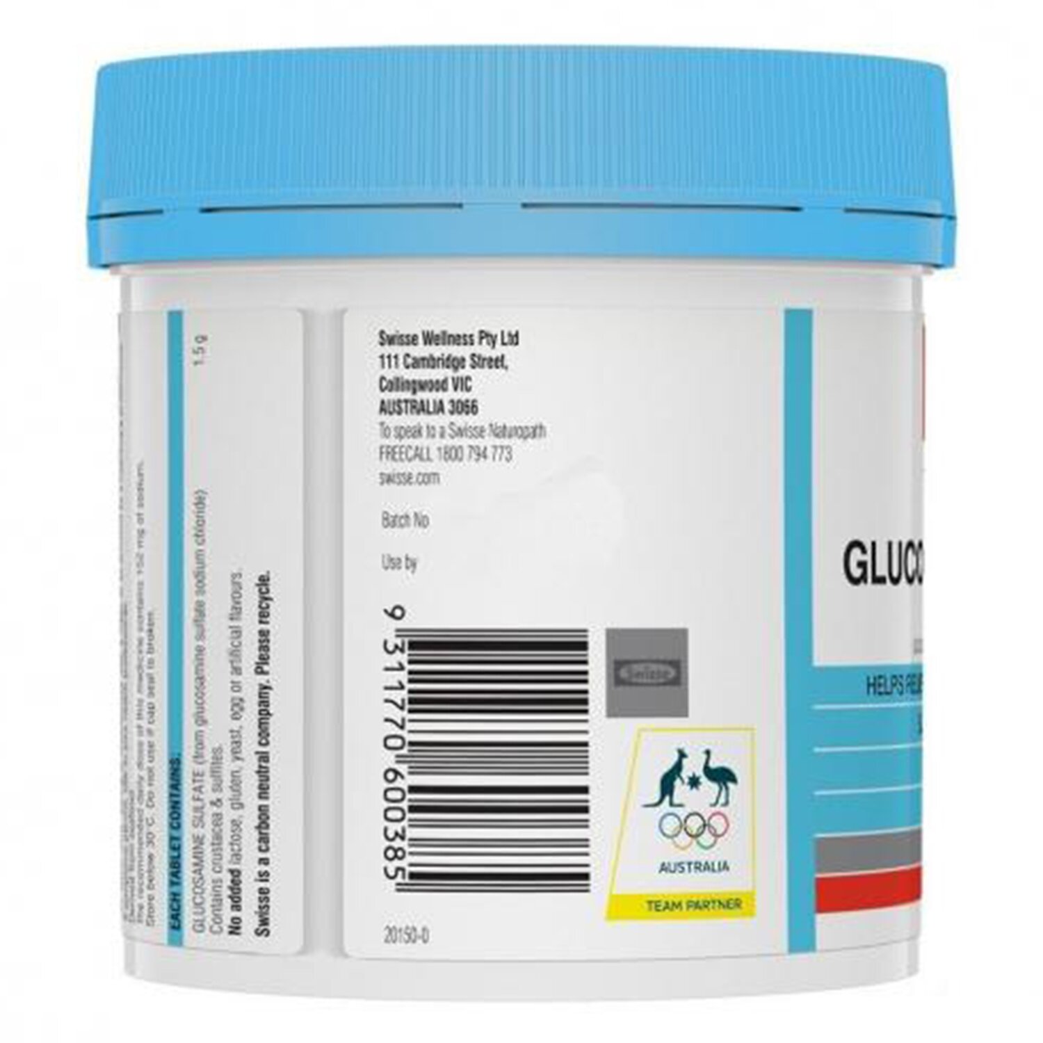스위스 Swisse Ultiboost Glucosamine Sulfate 1500mg (210 tablets) [Parallel Import] 210 tablets